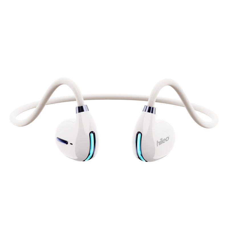 HILEO hi73 Open-Ear Directional Air Conduction Sports Bluetooth Headset with Cool Night Light HD Call Lightweight Painless Headphone HILEO hi73 Open-Ear Directional Air Conduction Sports Bluetooth Headset with Cool Night Light HD Call Lightweight Painless Headphone